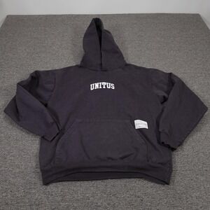 Unitus Hoodie Mens Large Black Pullover Fleece True Greatness Graphic Sweatshirt